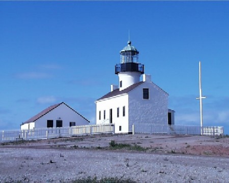 Old Point Loma Lighthouse and Assistant Keepers Quarters