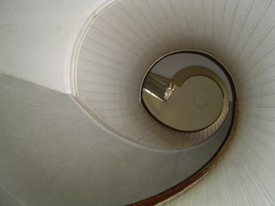 Spiral Staircase in Old Point Loma Lighthouse