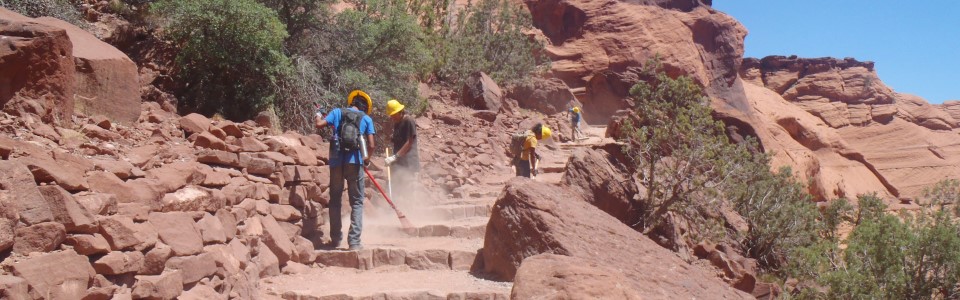 SCA crew working on trail