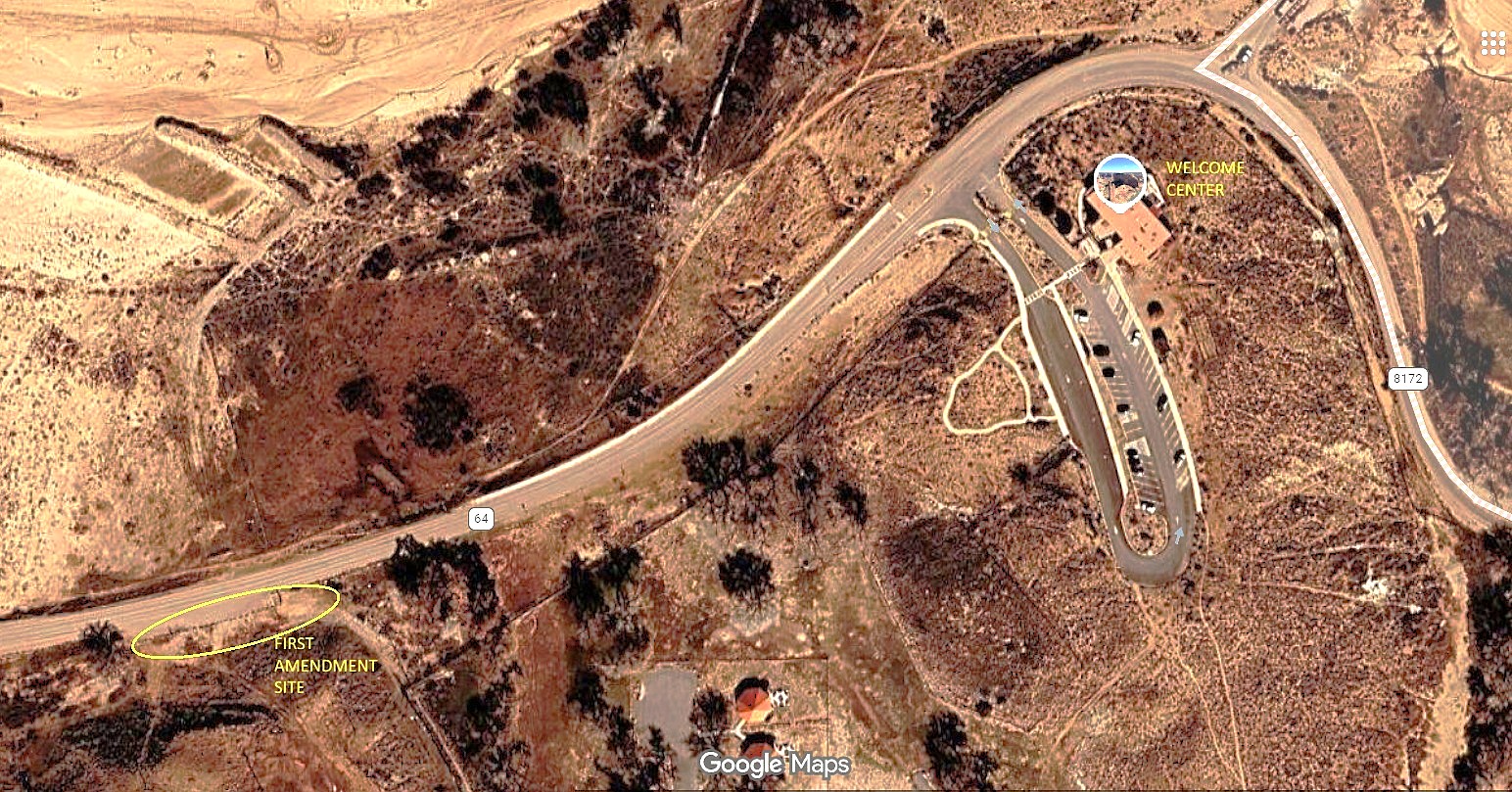 First Amendment Area at Canyon de Chelly NM