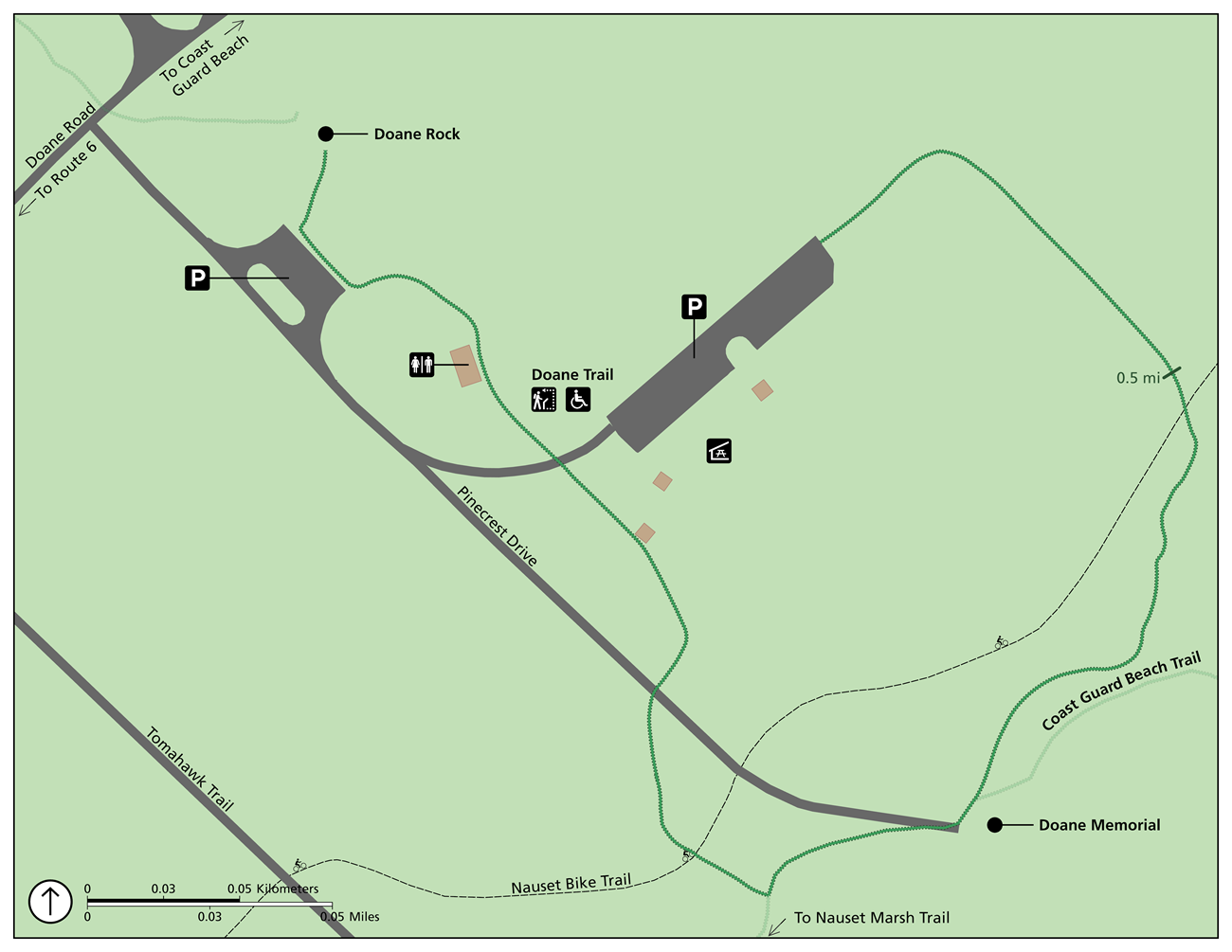 Doane trail map