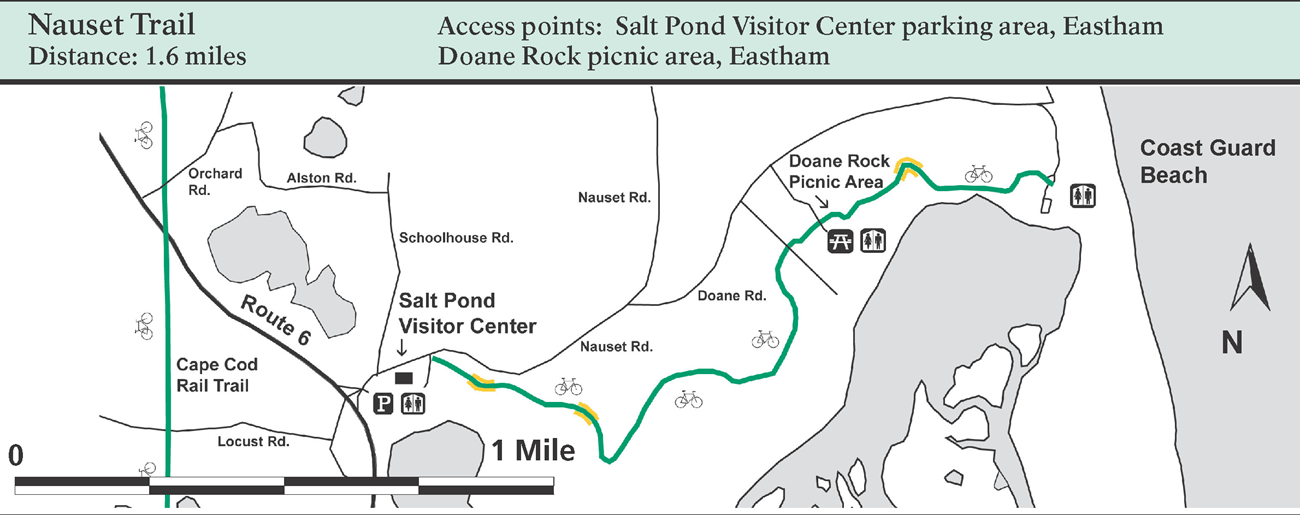 Nauset Bike Trail map