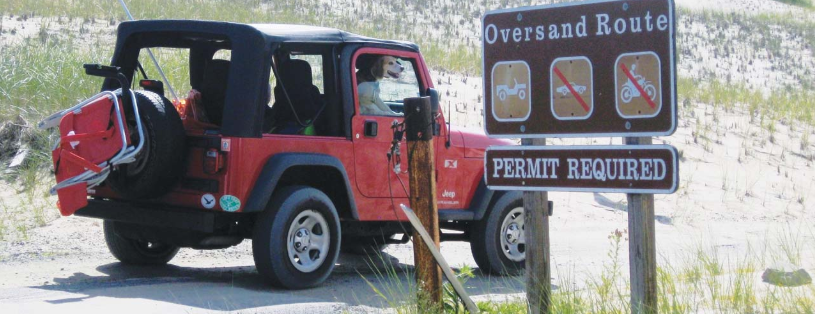 orv oversand red jeep