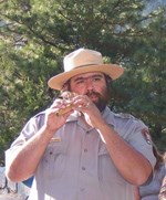 Ben Cunningham-Summerfield in National Park Service uniform