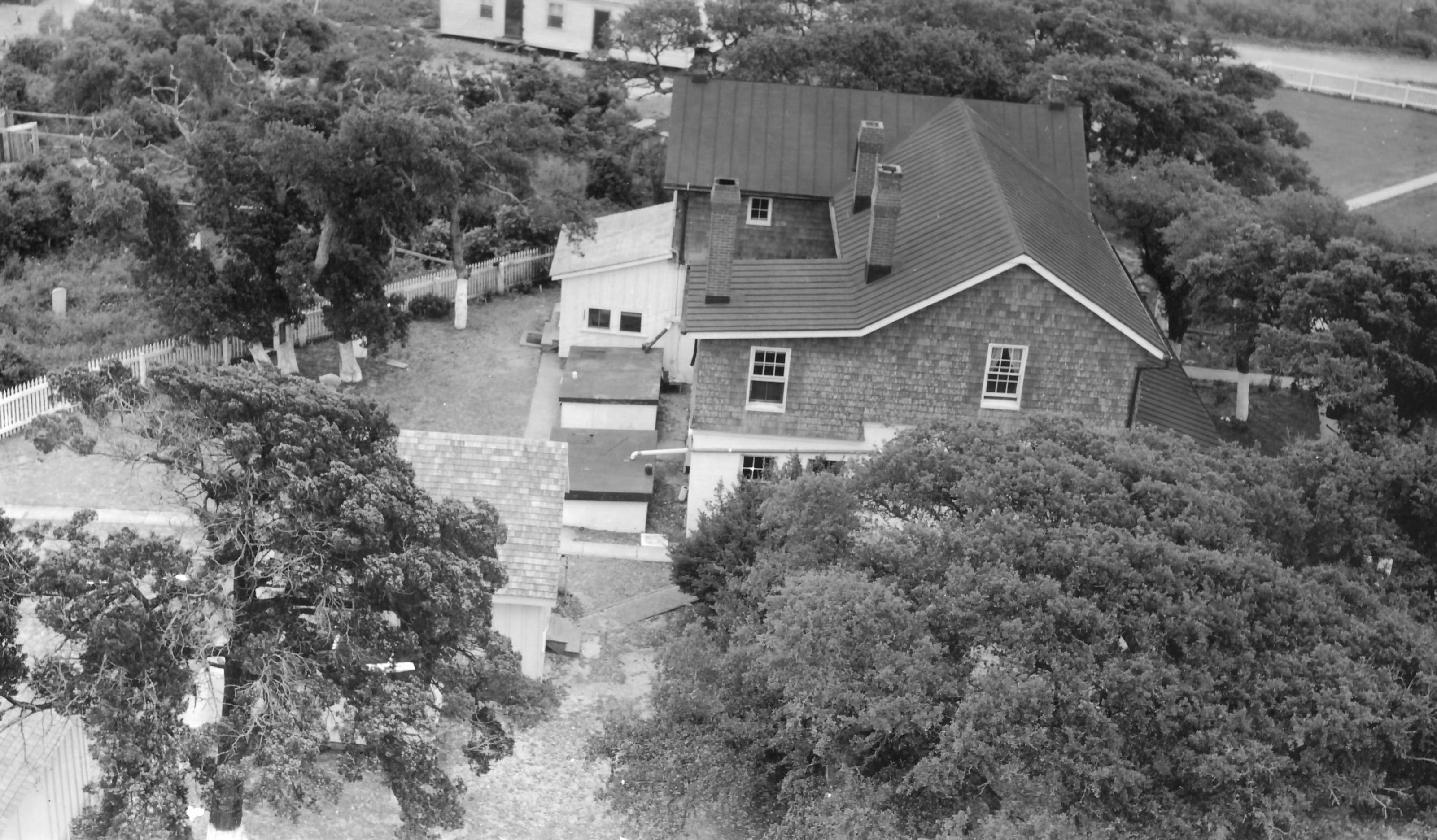 View from Ocracoke Lighthouse on May 29, 1941.