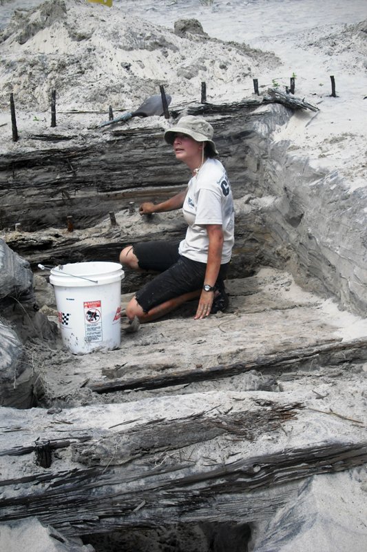 Archaeology excavation of LAURA A BARNES