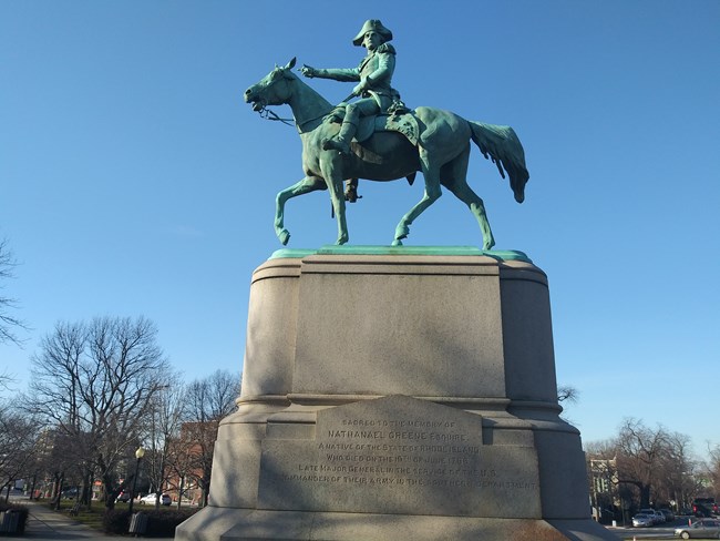 Nathaniel Greene Statue in Stanton Park