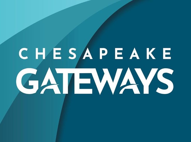 Logo with text reading Chesapeake Bay Gateways