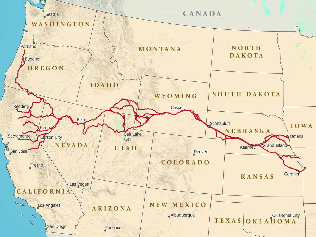 Maps - California National Historic Trail (U.S. National Park Service)