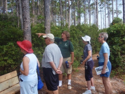 Tony leading Maritime Forest Tour