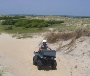 ATV on Backroad