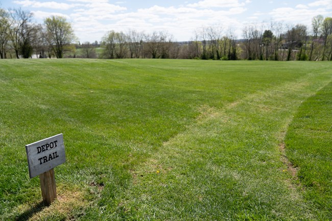 Trailhead of Depot Trail