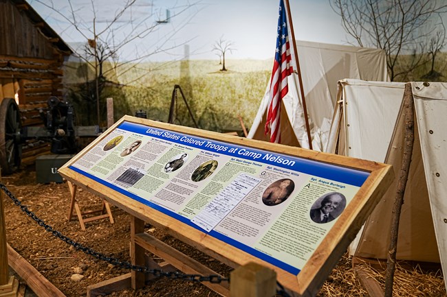 USCTs at Camp Nelson Museum Exhibit