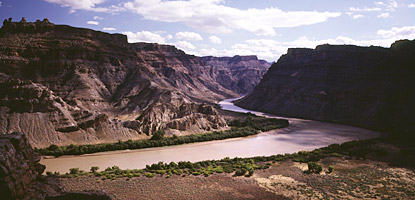 photo: At Spanish Bottom, scientists discovered 260 feet of sediment below the water's surface.