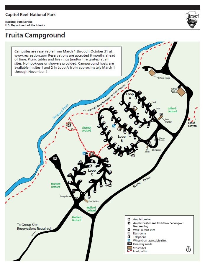 Fruita campground map
