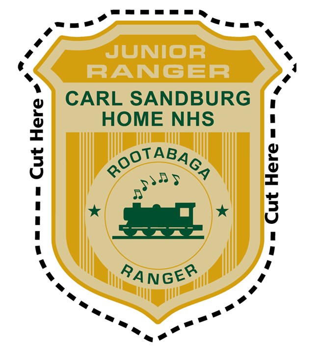 Junior Ranger badge cutout
