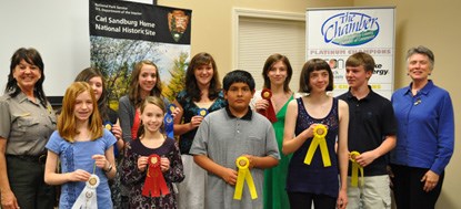 Student Poets Recognized at the 2011 Carl Sandburg Poetry Contest Reception