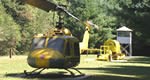 photo of helicopters used with fire fighting exhibit at Holmes State Educational Forest