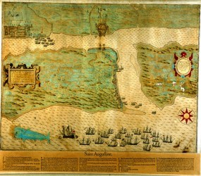 St. Augustine as it looked in 1589.