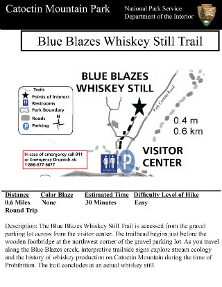 Image of Blue Blazes Trail Guide - Click to Enlarge