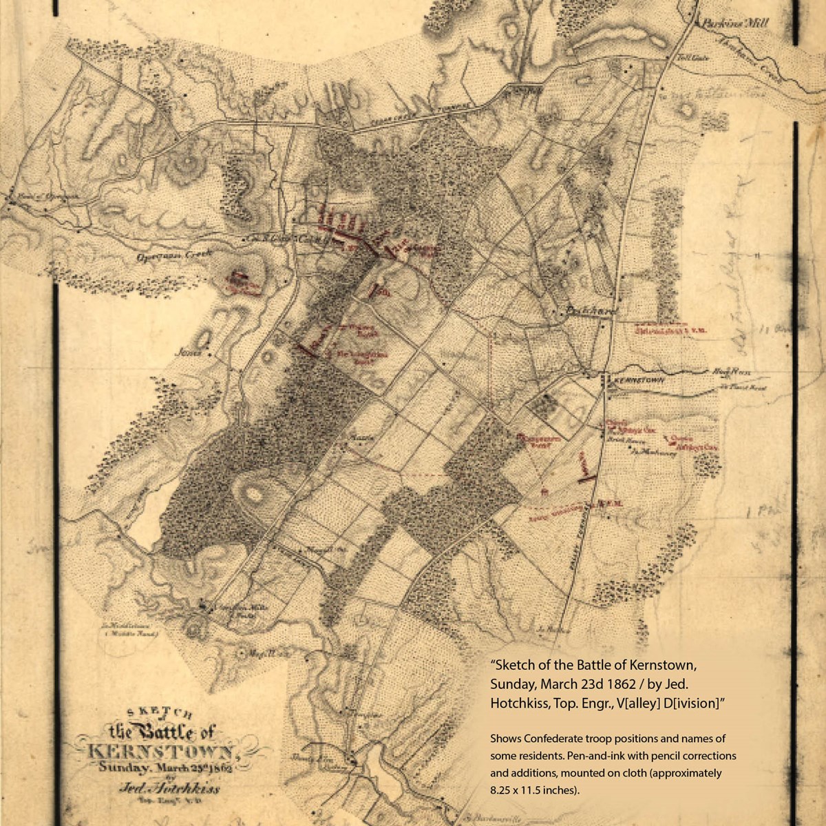 Jedediah Hotchkiss Maps of the Shenandoah Valley - Cedar Creek & Belle ...