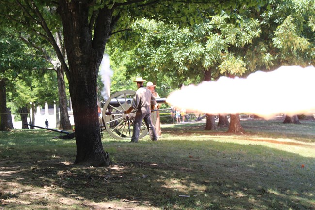 Confederate Artillery Demonstrations on Lookout Mountain