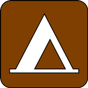 Camping available in park