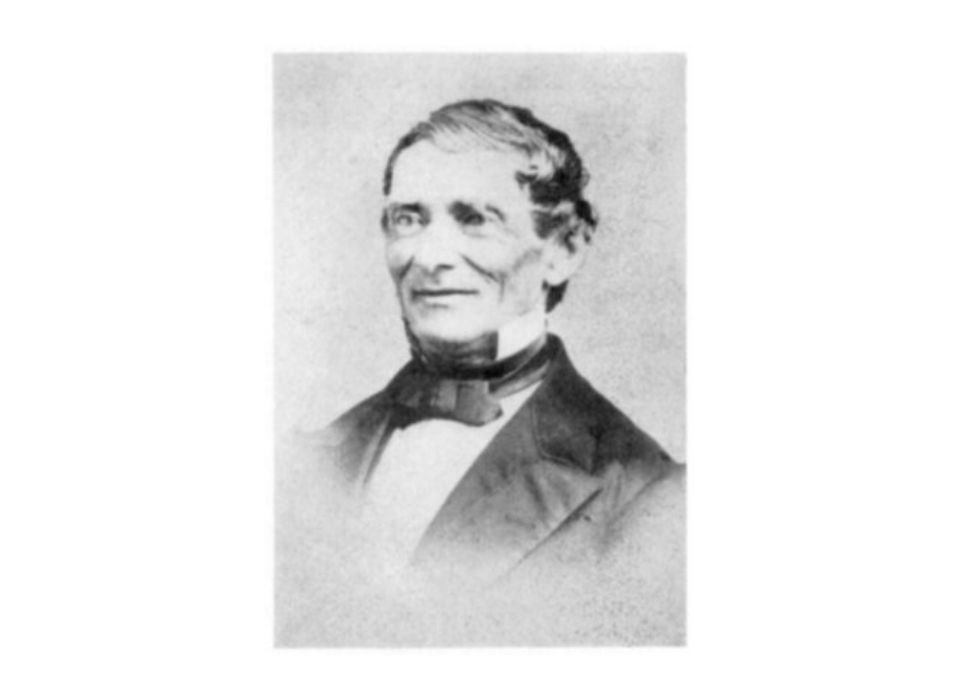 Historical black and white portrait of William Redin.