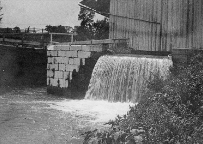 Bypass flume and lock from below