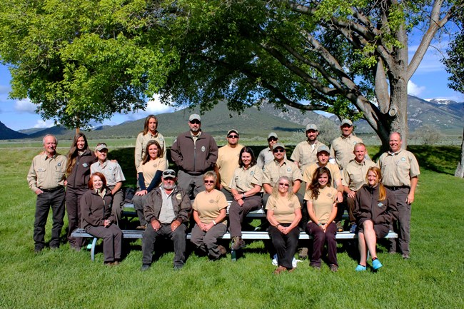 Group photo of 2016 City of Rocks Employees