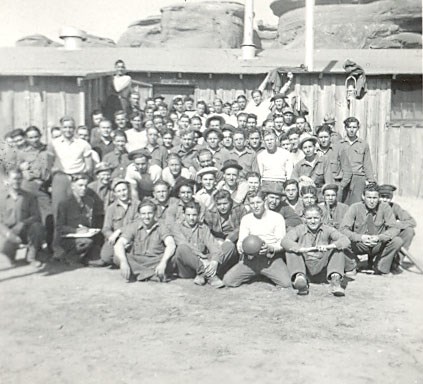 A group photo of CCC workers