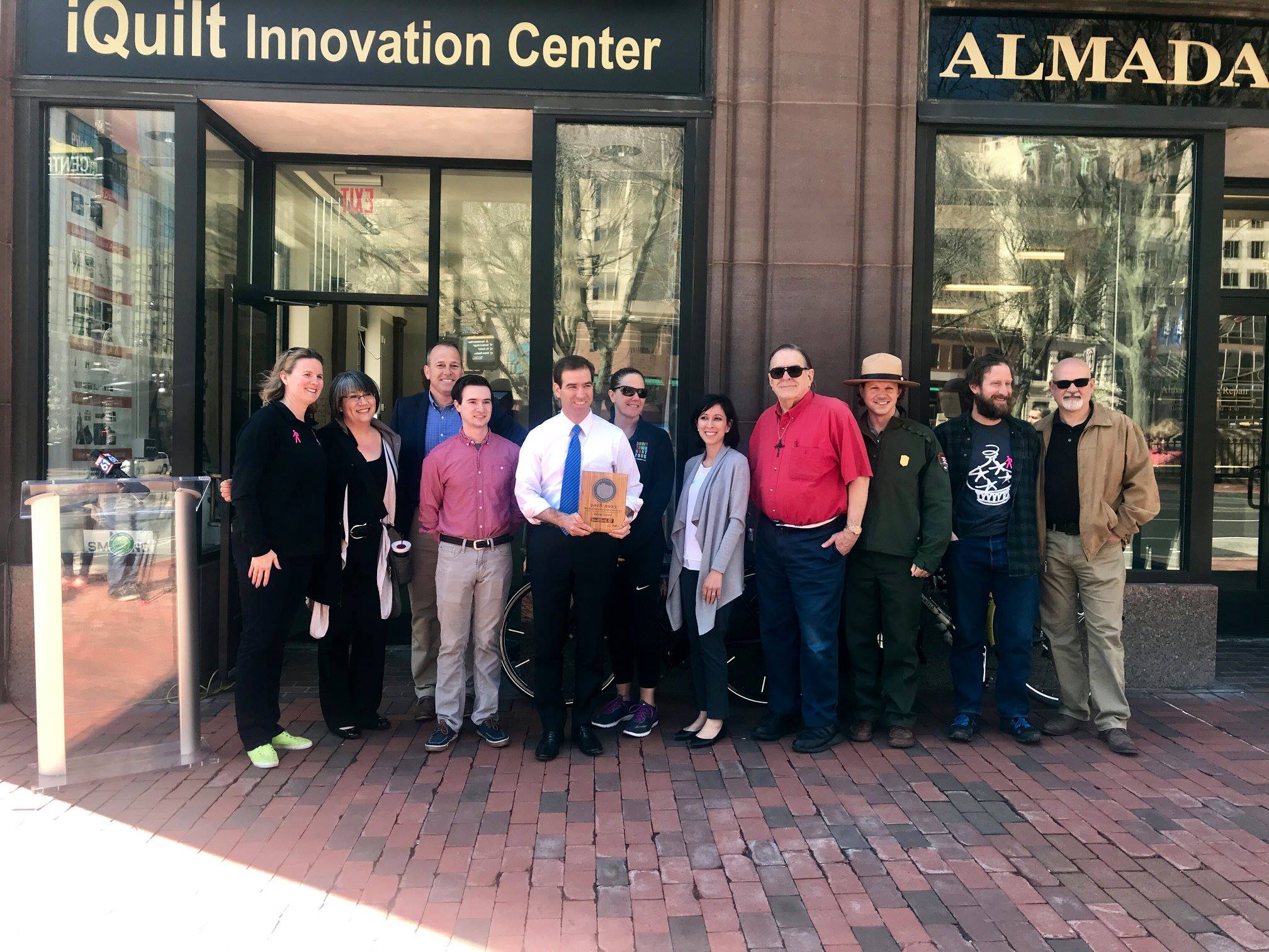 hartfordwalkfriendly Group at press conference