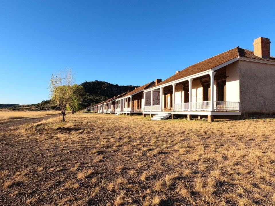 Officers Row in 1886