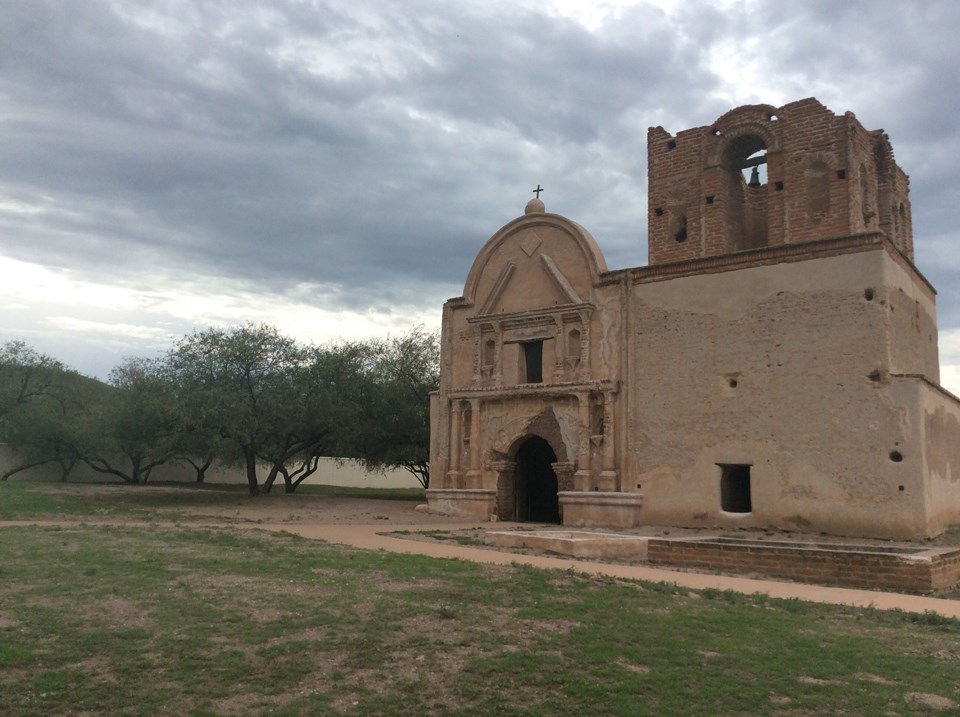 church from southeast, modern view