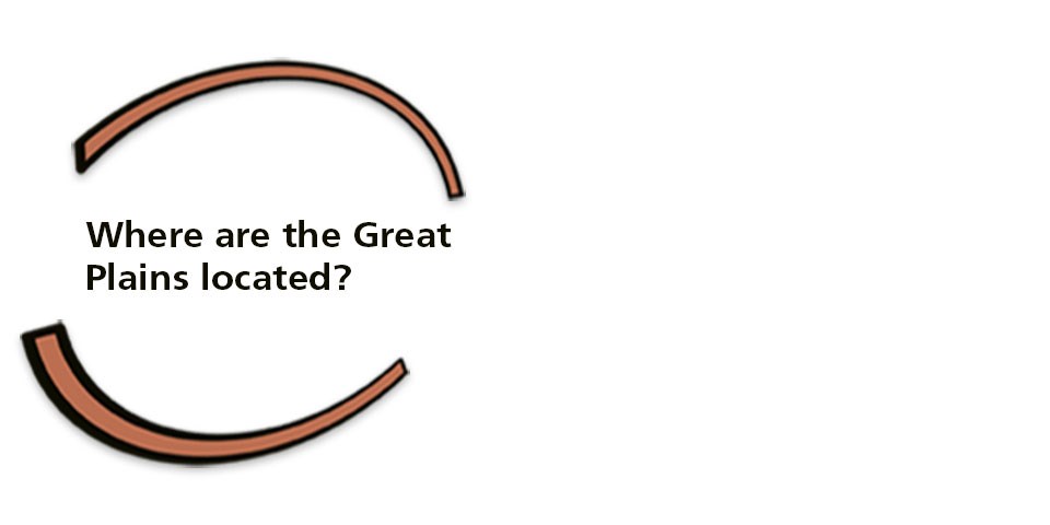 Question: Where are the Great Plains located.