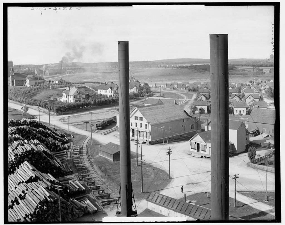A birds eye view of Calumet in 1907