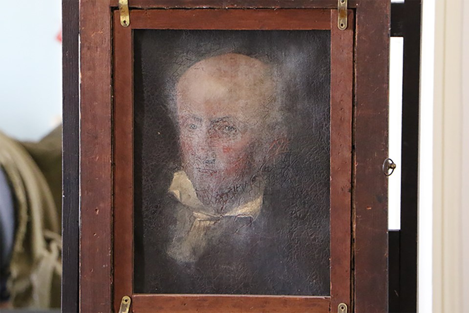 Self-Portrait of man with obvious fading