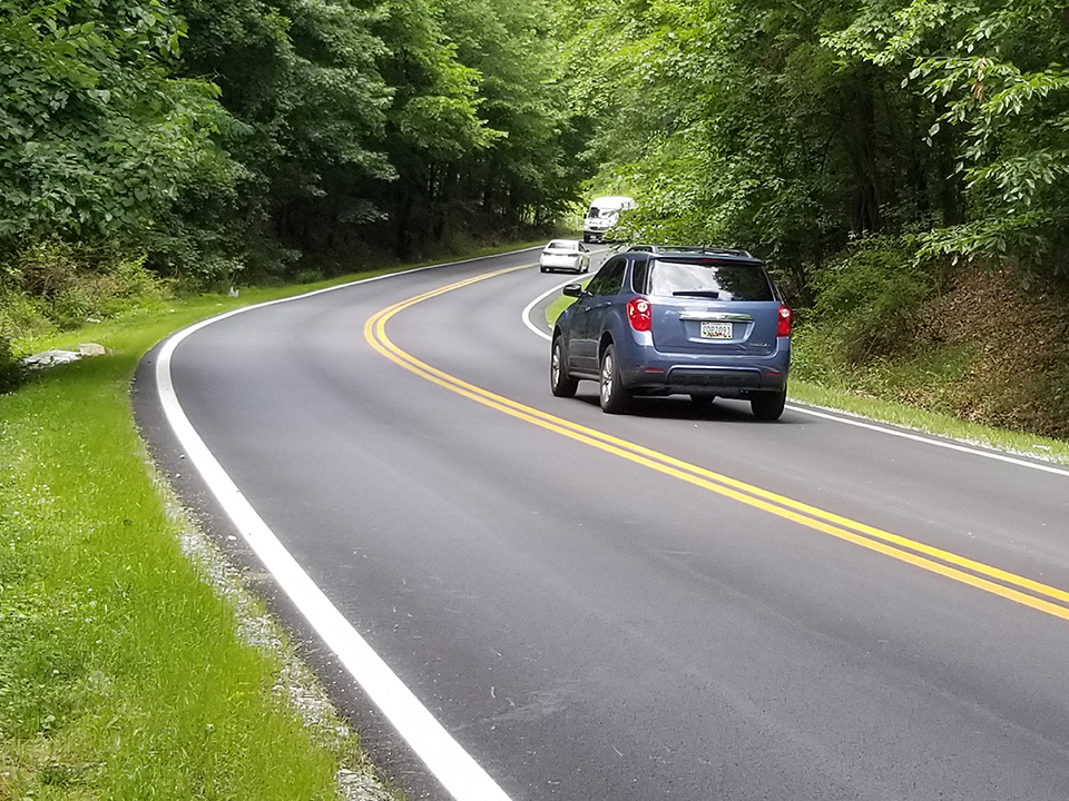 Fort Davis Drive in Southeast Washington DC in winter 2019