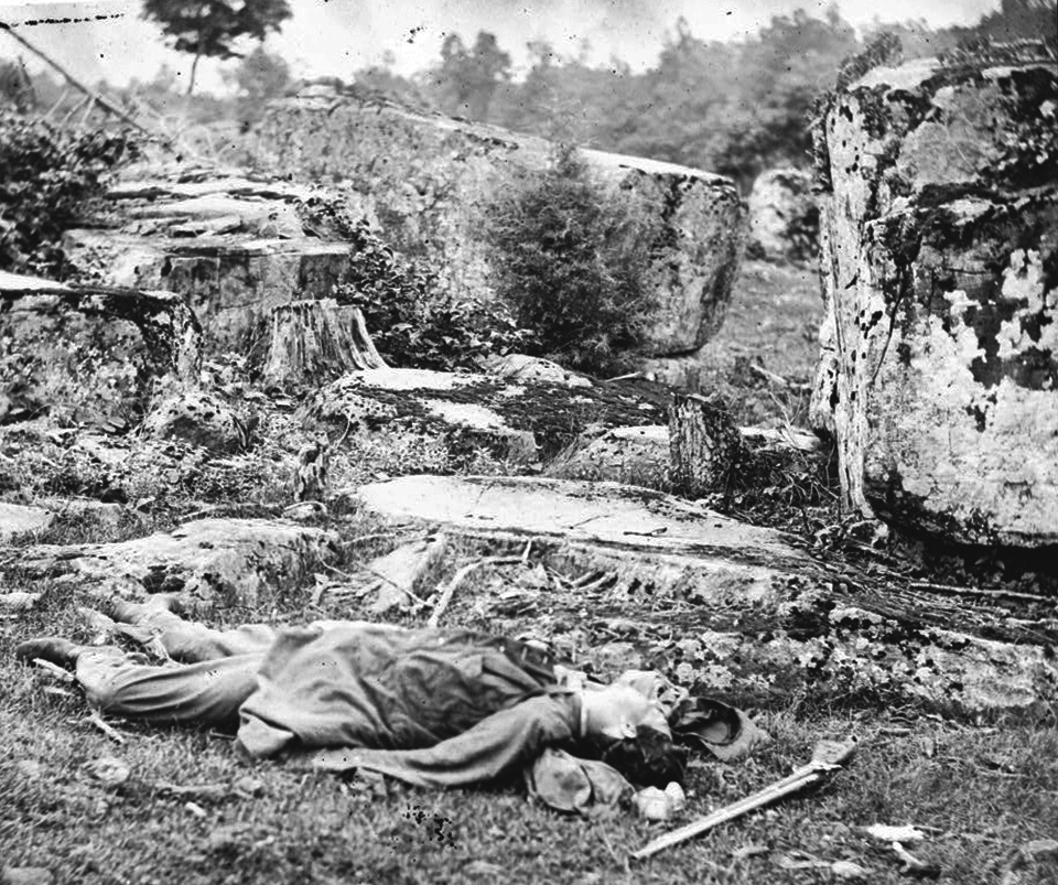 Devil's Den Then And Now - Gettysburg National Military Park (U.S ...