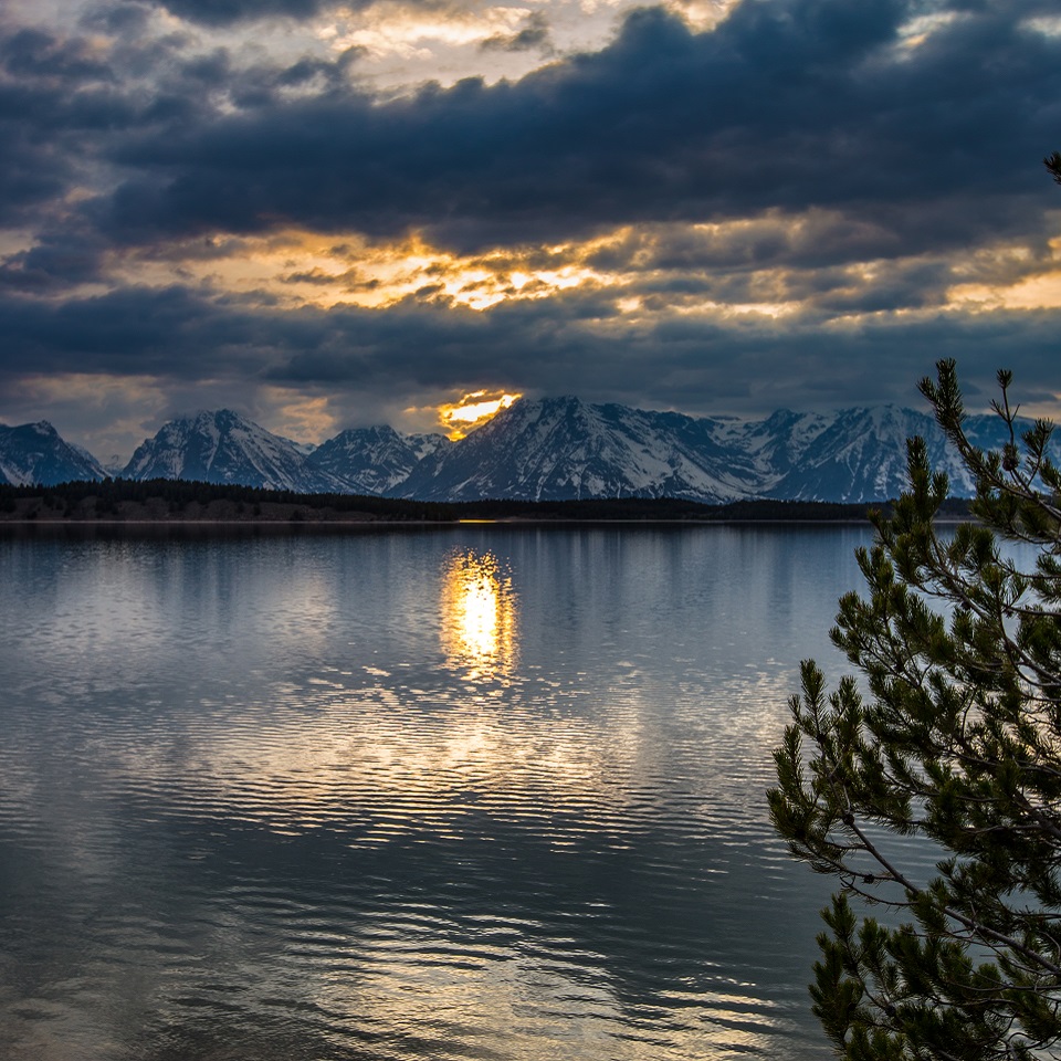 Aerial view of Grand Teton National Park