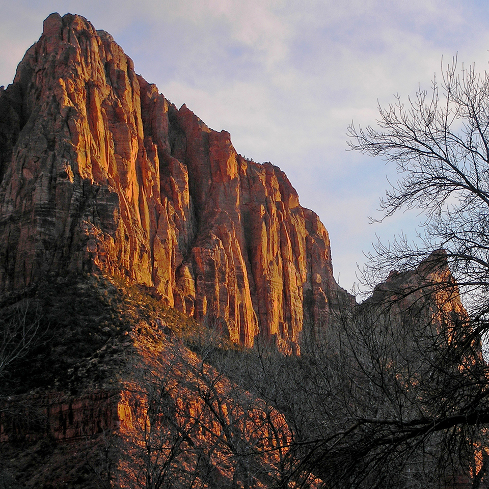 geologic map of zion canyon area near visitor center