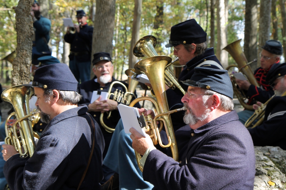 Left: Question: The night before the battle, soldiers recalled a unique moment. What was the “Battle of the Bands?” Right: Answer: Both bands competed with each other by playing their armies’ favorite songs, until both bands played “Home Sweet Home."
