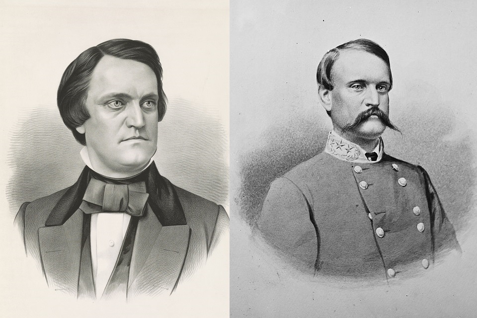 Left Side: Question: Which Confederate General once served as the Vice President of the United States and commanded the Confederate attack on the final day of the battle? Right Side: Answer: General John C. Breckinridge
