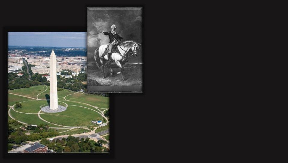 Washington etched onto a quarter