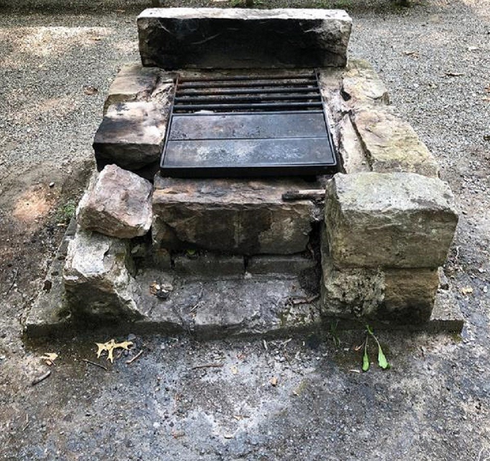 Old hearth pre-construction