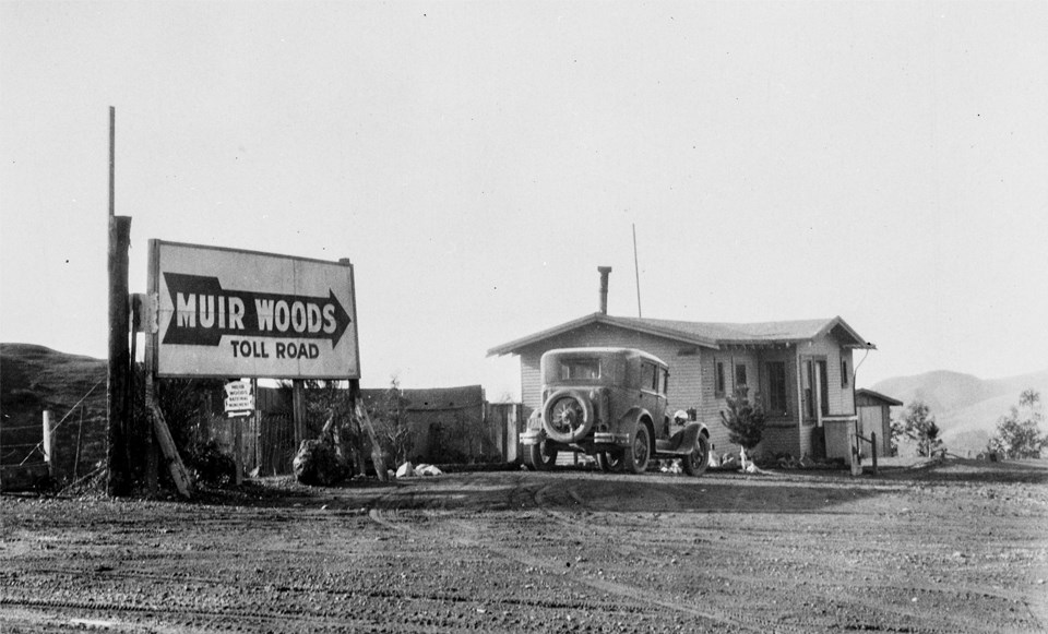 toll road and sign