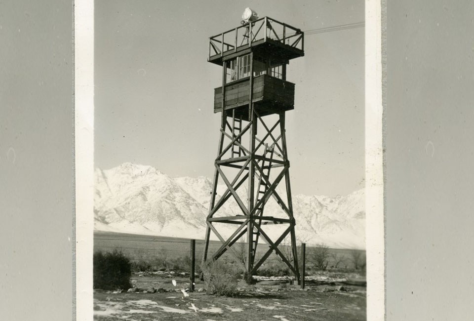 Historic image of guard tower