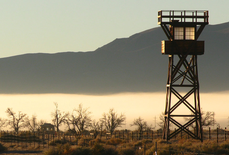 Historic image of guard tower