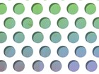 Green and blue dots