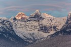 The view from Lake McDonald (Glacier National Park, MT) includes an arete and a horn